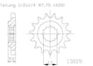 SPROCKET FRONT MOTO-MASTER KTM 60SX 98-01 65SX 98-20 HUSQVARNA CR65 12-14 TC65 17-20 14T