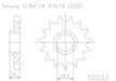 SPROCKET FRONT MOTO MASTER KAWASAKI KLX400 SUZUKI RMX250 RM250 DR200 DR250 DR350 DRZ250 DRZ400 13T