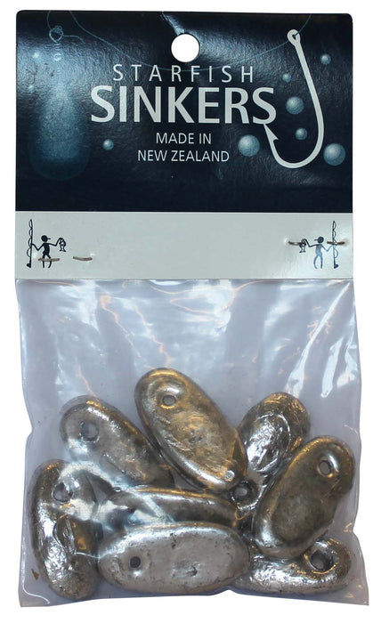 Starfish Spoon Sinker Sinker Packet 1oz (8 per pack)