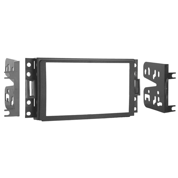 fitting kit gm multi hummer h3 2005 - 2013 double din black