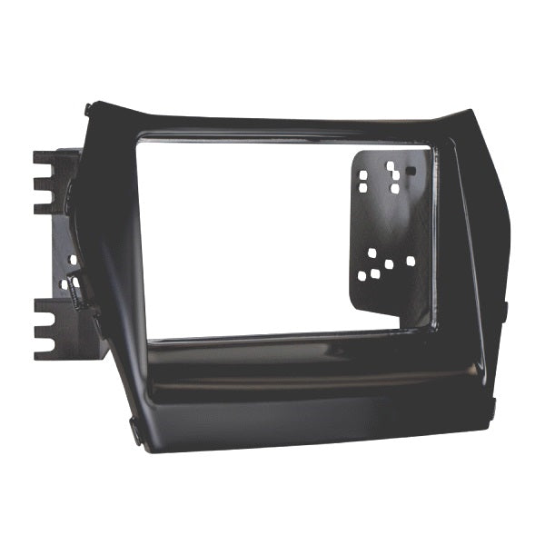 fitting kit hyundai santa fe 12 - 18 double din black