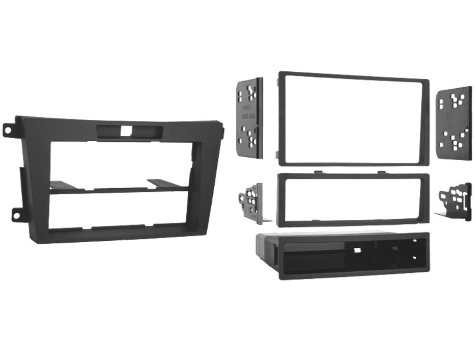 fitting kit mazda cx7 2006 - 2010 din & double din (black)