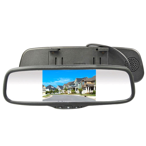 AVS 5" AVS CLIP ON REAR VIEW MIRROR RCA LCD MONITOR UNIVERSAL