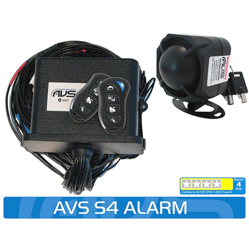 AVS S4 AS/NZS STANDARDS CERTIFIED ALARM/IMMOBILISER