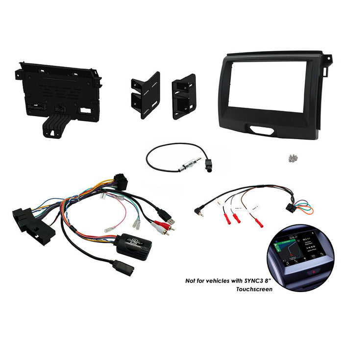 CONNECTS2 FITTING KIT FORD RANGER XL AND EVEREST 15 ON COMPLETE KIT