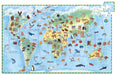 World's Animals Puzzle 100pc - Djeco