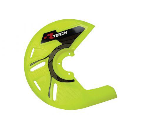 *DISC PROTECTOR RTECH HONDA HUSQVARNA KAWASAKI SUZUKI YAMAHA NEON YELLOW