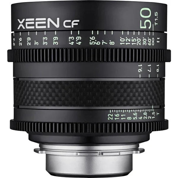 SAMYANG LENS 50MM T1.5 XEEN CARBON FIBRE CINE MF CANON EF