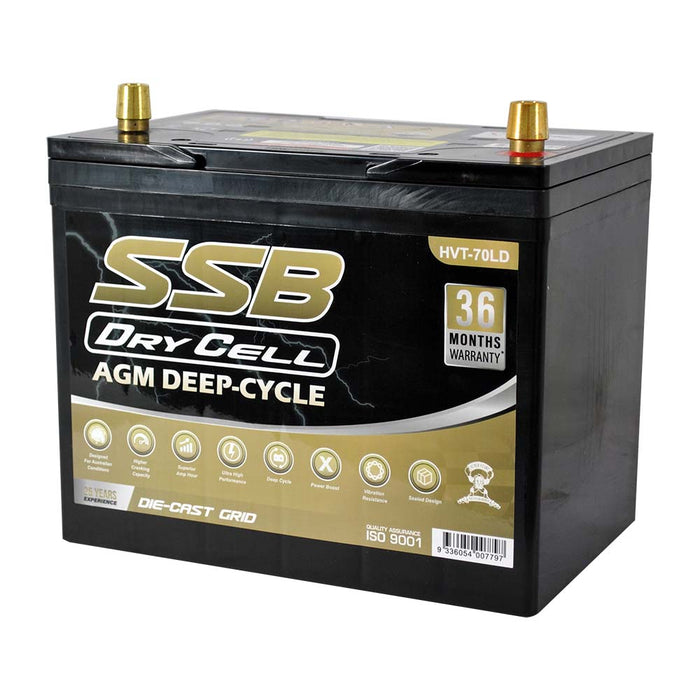 Automotive Battery Agm Deep Cycle 12V 12Ah 620Cca By Ssb Ultra High Performance