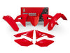 PLASTIC RTECH FRONT/REAR FENDER RADIATORSHROUD SIDEPANEL AIRBOX COVER&amp;FRONT NUMBERPLATE CRF250/450RX