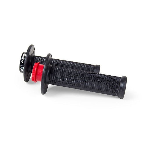 HANDLEBAR GRIPS RTECH R20 LOCK ON BLACK