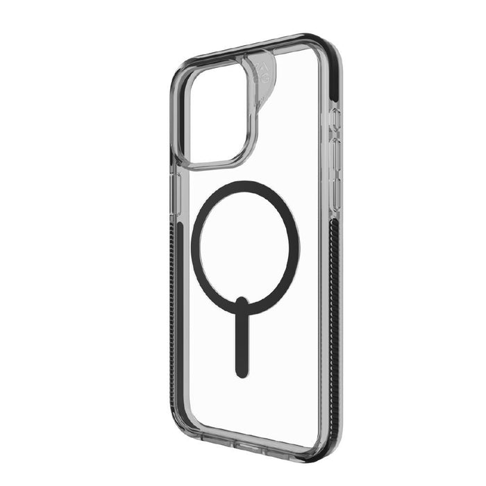 ZAGG Santa Cruz Snap iPhone 15 Pro Max Case - Clear / Black