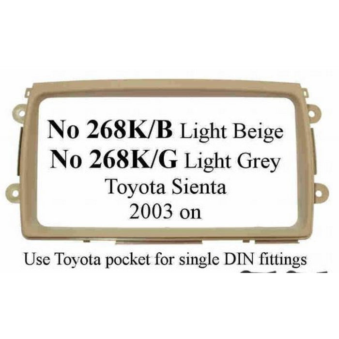 (Compatible with Toyota) sienta 2003 COMPATIBLE on (light beige) fascia