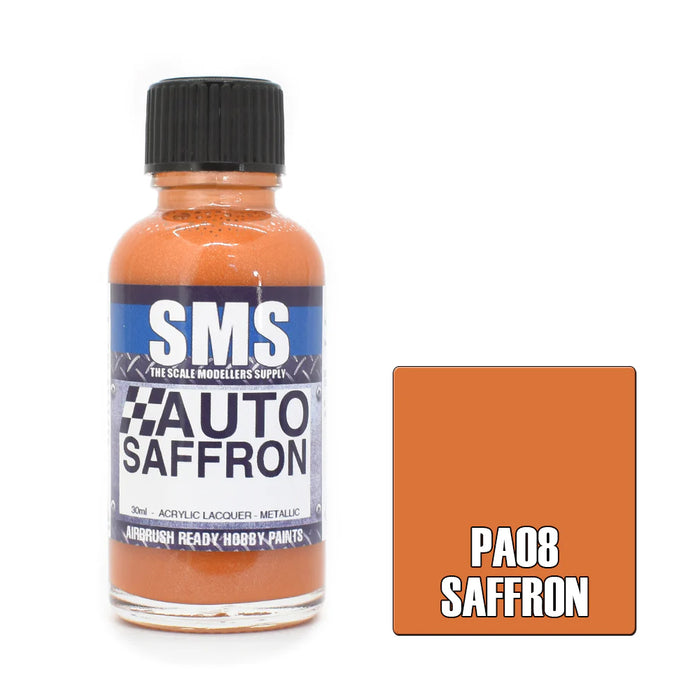 Airbrush Paint 30Ml Auto Colour Saffron Scale Modellers Supply