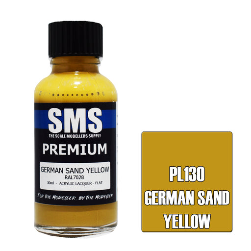 Air Brush paint 30ML PREMIUM GERMAN SAND YELLOW ACRYLIC lacquer