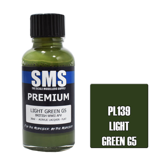 Air Brush paint 30ML PREMIUM LIGHT GREEN G5 ACRYLIC lacquer