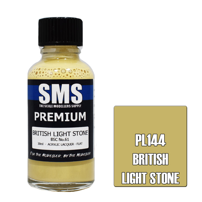 Air Brush paint 30ML PREMIUM BRITISH LIGHT STONE ACRYLIC lacquer