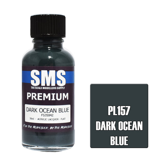 Air Brush paint 30ML PREMIUM DARK OCEAN BLUE ACRYLIC lacquer