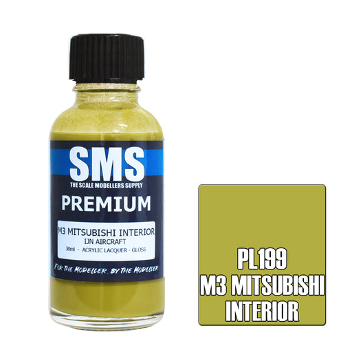 Air Brush paint 30ML PREMIUM M3 MITSUBISHI INTERIOR ACRYLIC lacquer