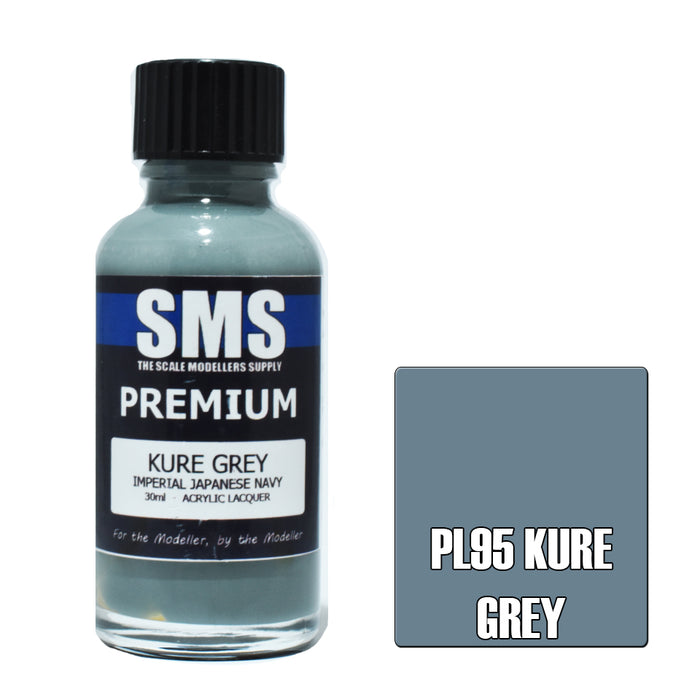 Air Brush paint 30ML PREMIUM KURE GREY (IJN) ACRYLIC lacquer