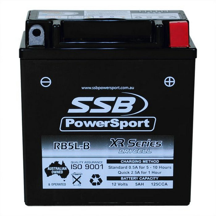 Motorcycle motorbike battery (YB5L-B) AGM 12V 5AH 125CCA BY SSB