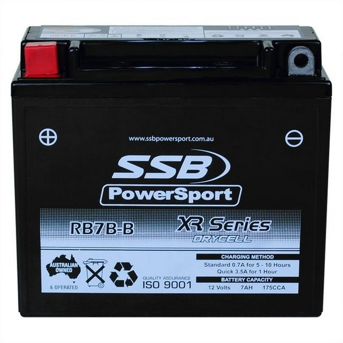 Motorcycle motorbike battery (YB7B-B) AGM 12V 7AH 175CCA BY SSB