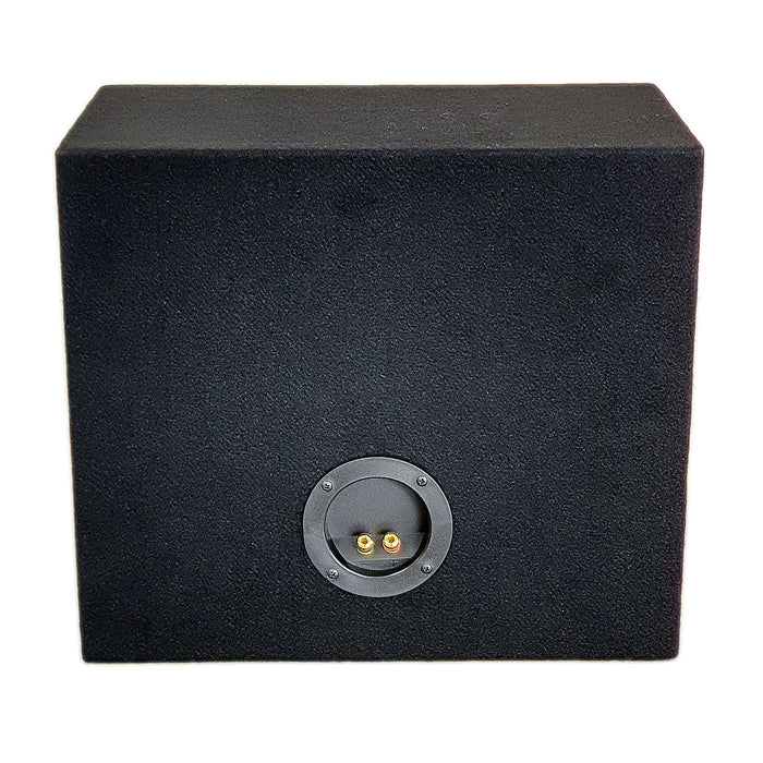 RAPTOR SUBWOOFER BOX FOR 12" SINGLE SUB BLACK