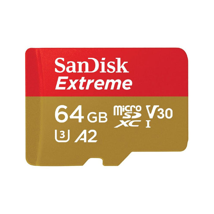 Sandisk Extreme Micro Sdxc 64Gb Up To 170Mb/S Class 10 A2 V30