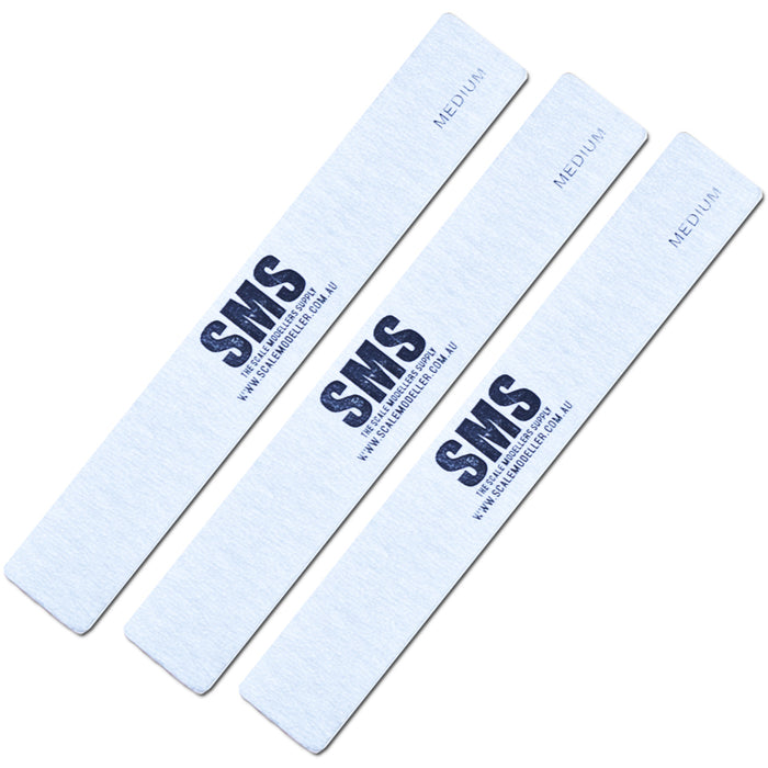 Scale Modellers Supply Sanding Sticks 3Pc (Medium)