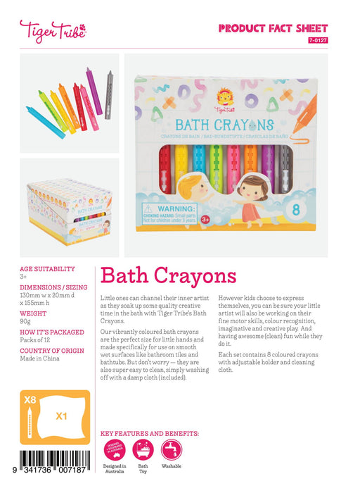 Bath Crayons CDU12