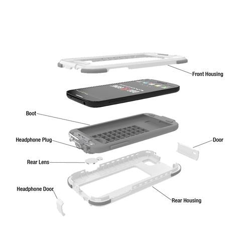 Samsung S4 Waterproof Case + 8GB MicroSD Card