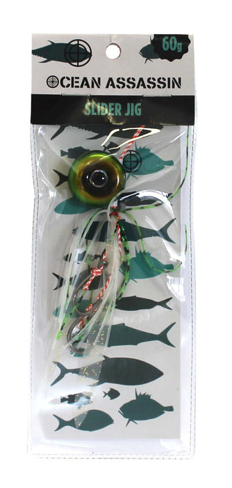 Ocean Assassin Slider Jig - Green 60g