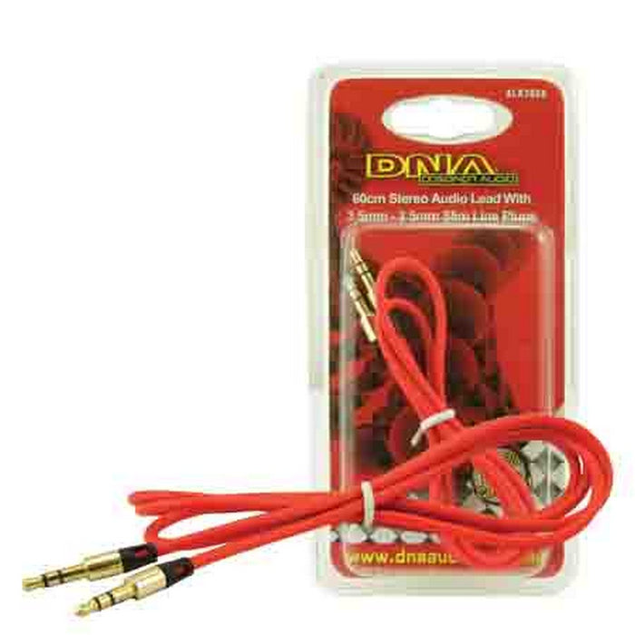 DNA 3.5MM STEREO PLUG TO 3.5MM STEREO PLUG 600MM