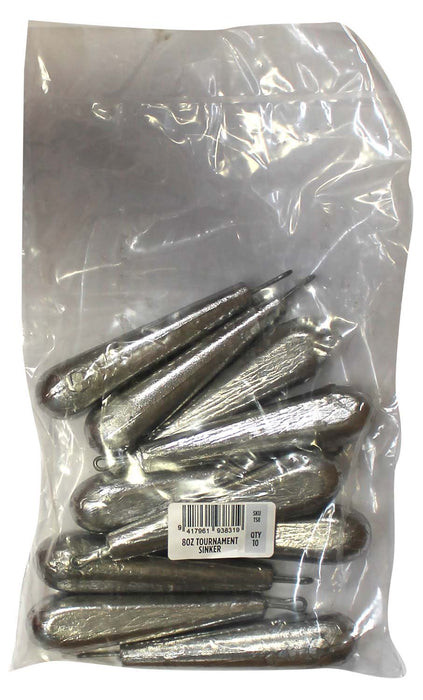 Tournament Sinker Bulk Pack 8oz (10 per pack)