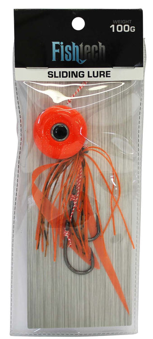 Fishtech 100g Slippery Slider Lure - Orange