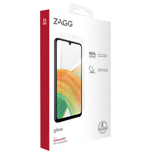 ZAGG Samsung A33 Glass+ Glass Screen Protector Clear