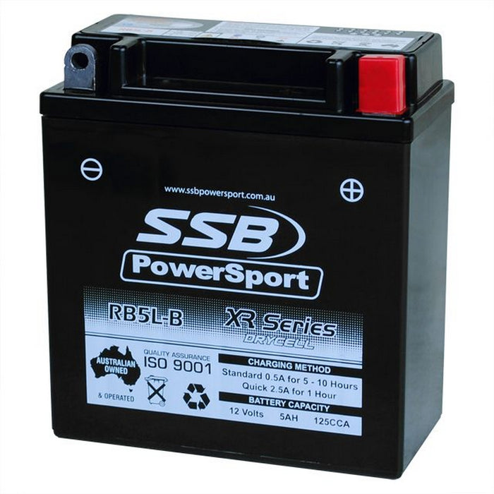 Motorcycle motorbike battery (YB5L-B) AGM 12V 5AH 125CCA BY SSB